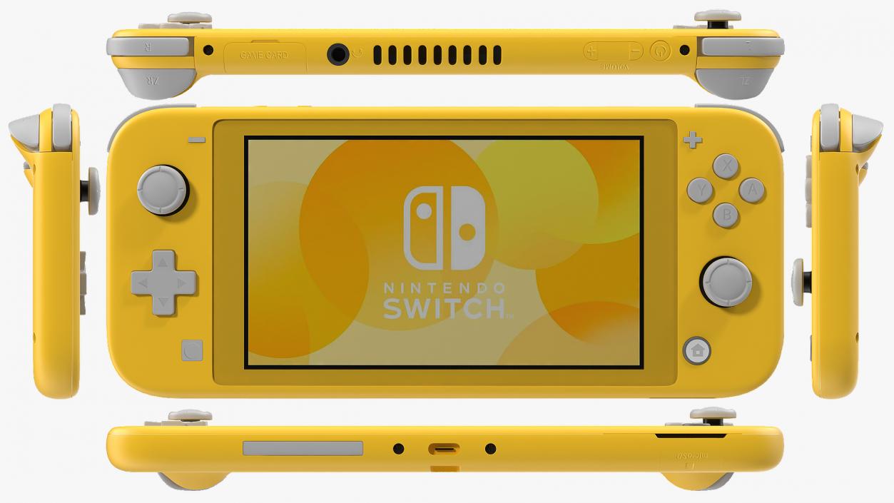 Nintendo Switch Lite Yellow 3D
