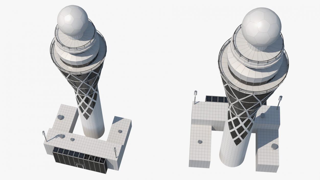3D Airport Tower model