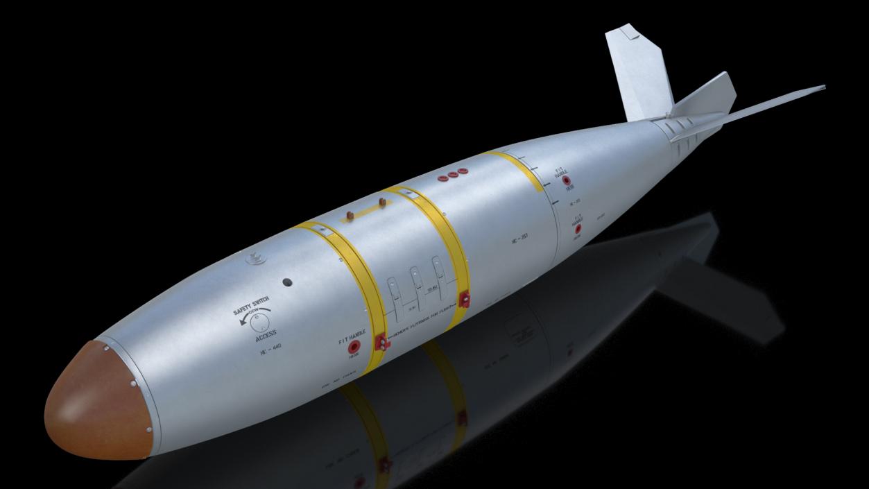 3D Mark 7 Thor Tactical Nuclear Bomb model