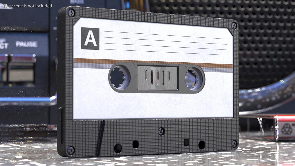 3D model Deck Recorder with Tape and Box Set