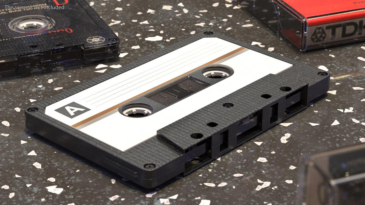 3D model Deck Recorder with Tape and Box Set