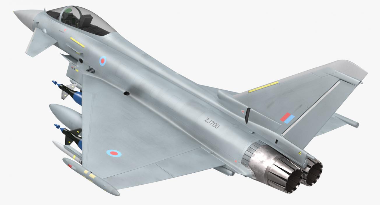 Multirole Fighter Eurofighter Typhoon 3D