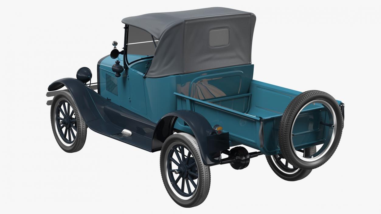 3D Ford Model T Roadster Pickup 1926 model
