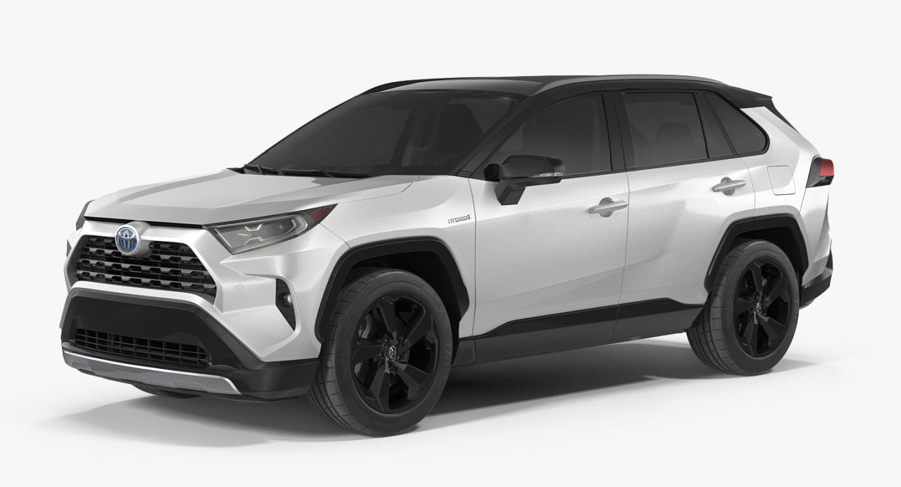 Toyota RAV4 2019 Simple Interior 3D