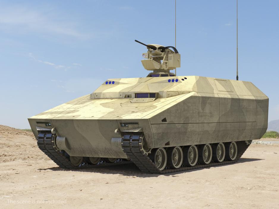 Lynx IFV Desert Rigged 3D
