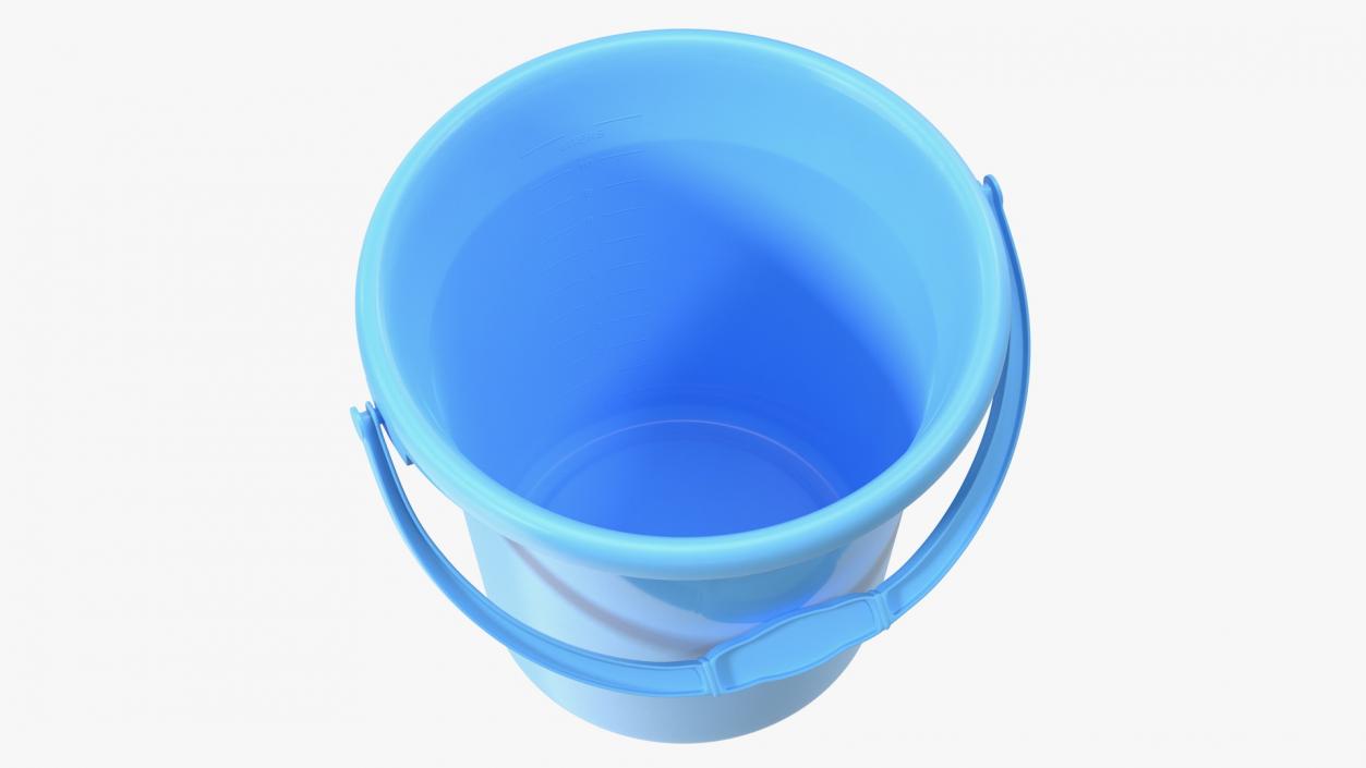 3D model Unbreakable Plastic Bathroom Bucket