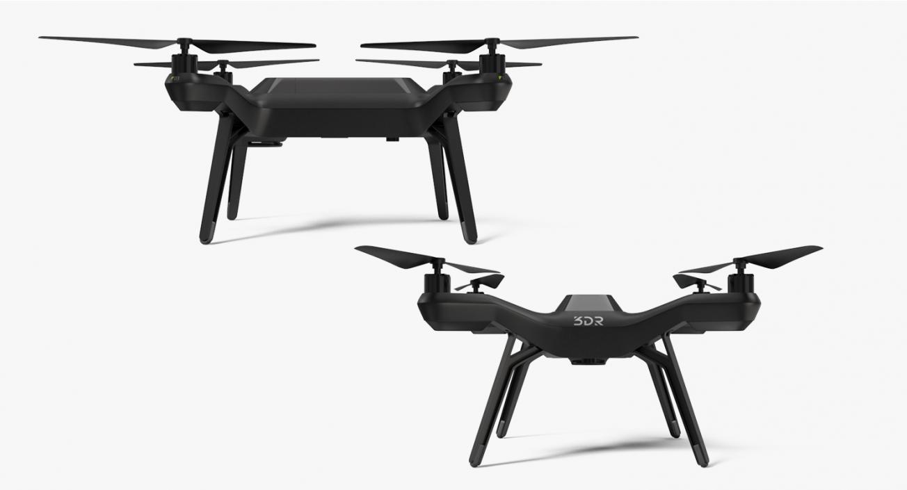 3D R Solo Drone Quadcopter model
