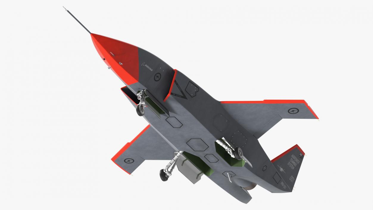 Boeing MQ-28 Ghost Bat Rigged 3D model