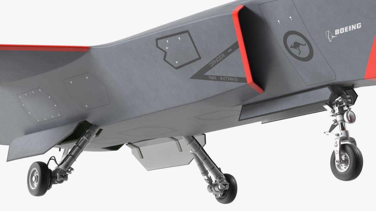 Boeing MQ-28 Ghost Bat Rigged 3D model