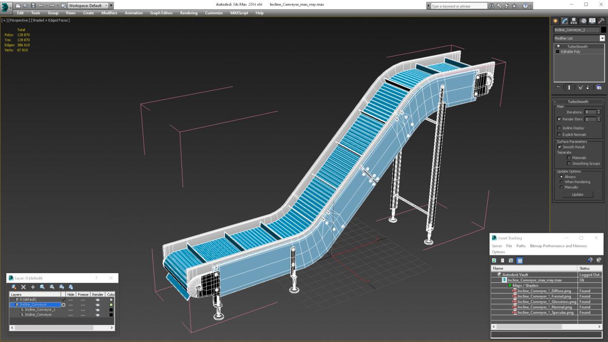 3D Incline Conveyor