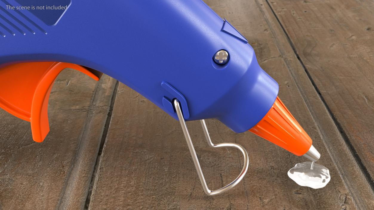 3D model CCbetter Hot Glue Gun with Glue Dripping