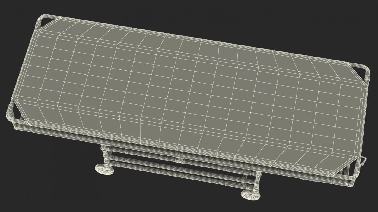 3D Covered Cadaver Carrier model