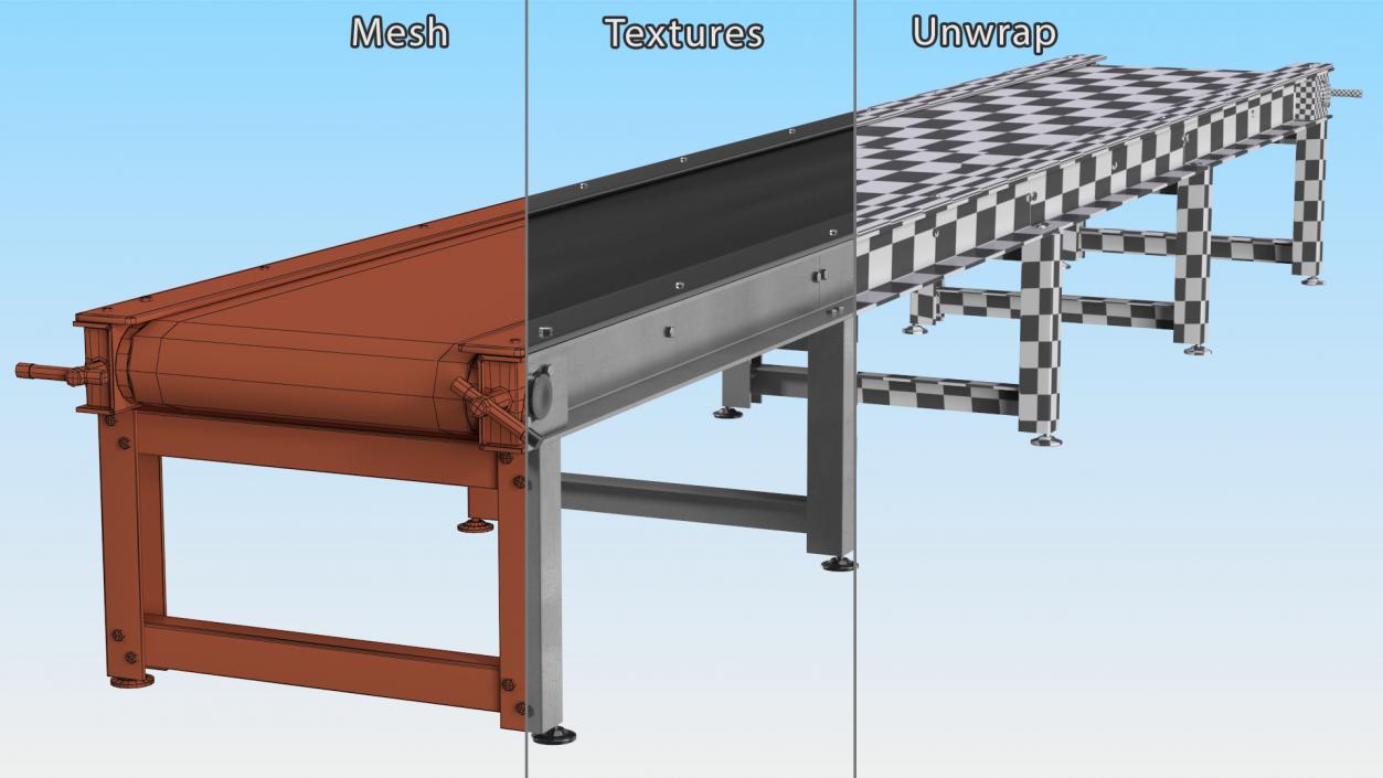 Conveyor Belt Straight 3D