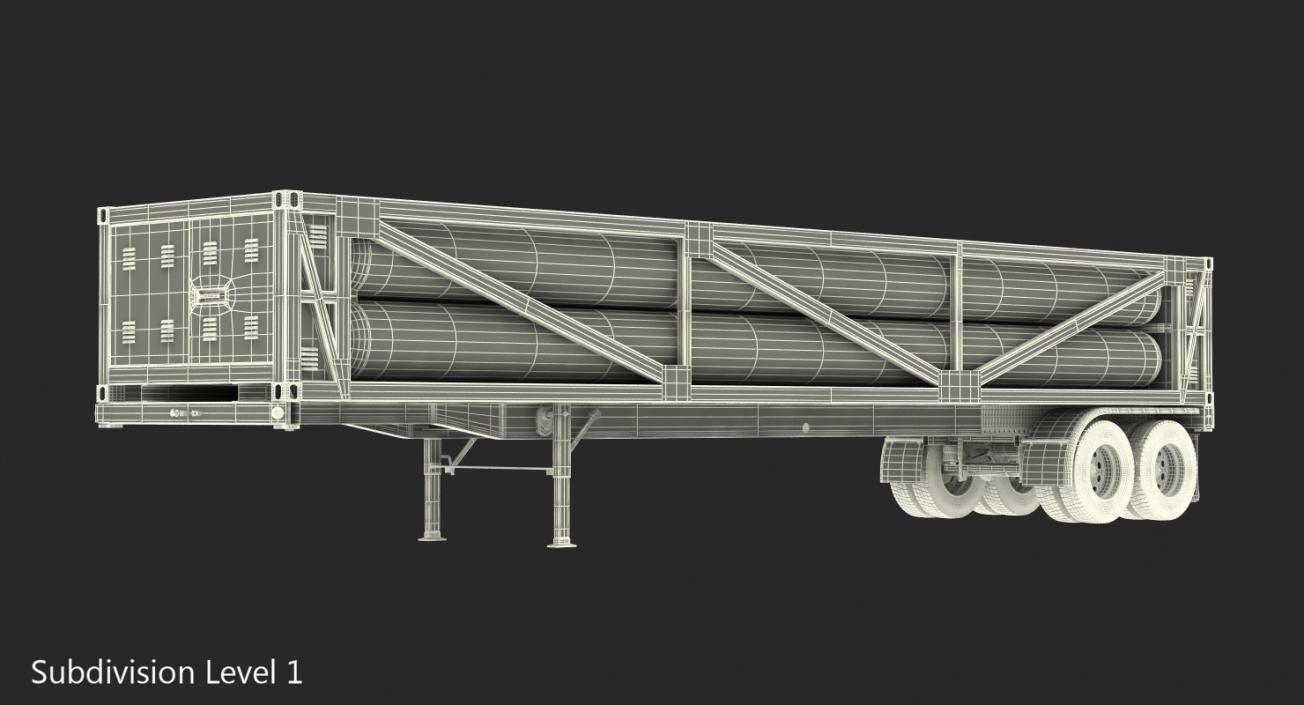 3D LNG Transport Trailer