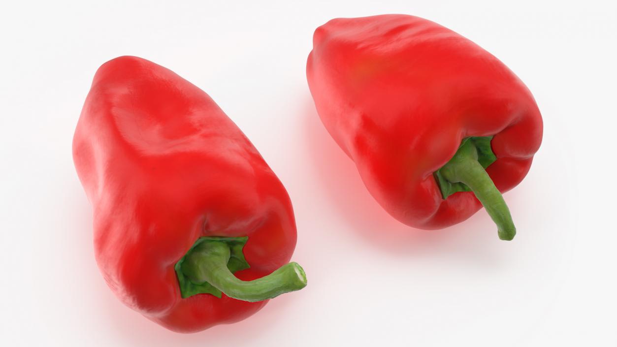 3D model Red Long Pepper