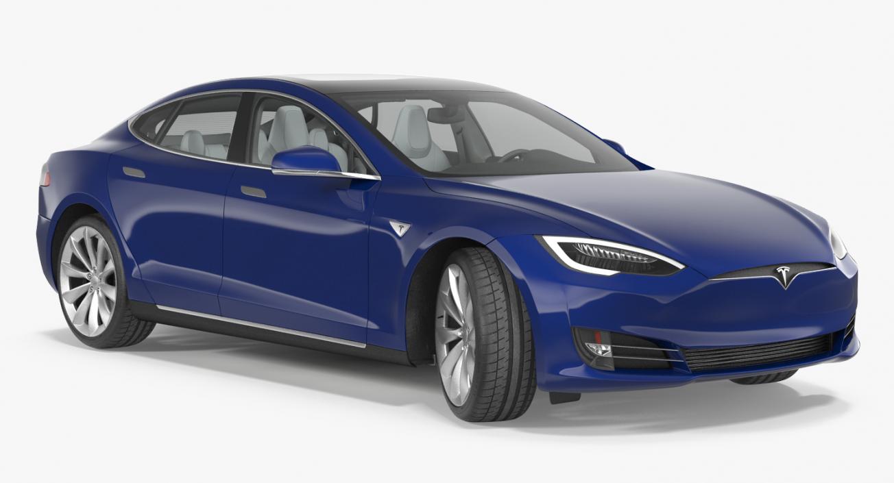3D Tesla Model S 75 2017