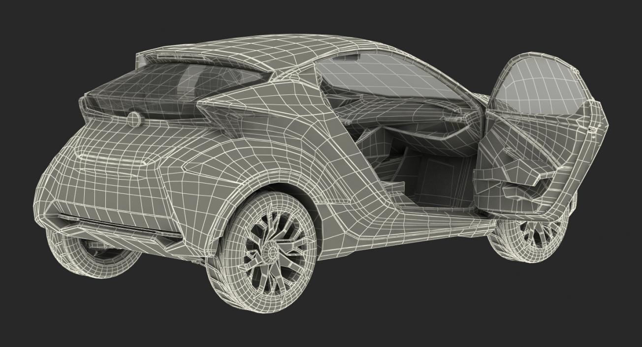 3D Concept Car Lexus LF-SA model