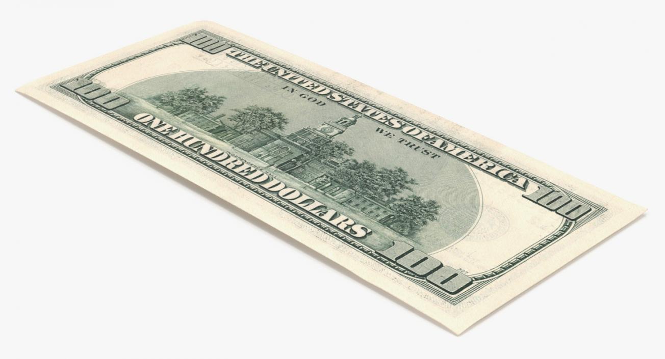 3D model 100 Dollar Bill