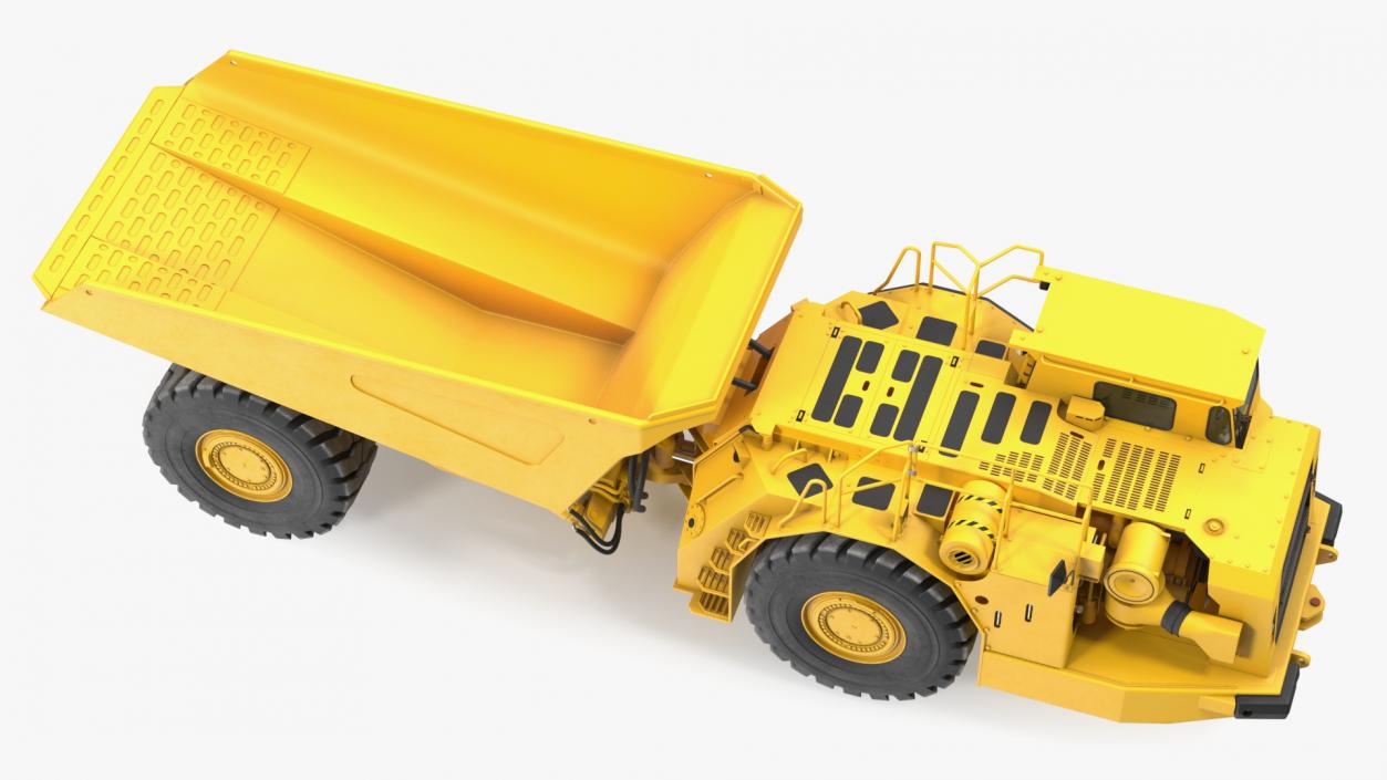 3D Underground Mining Truck Rigged