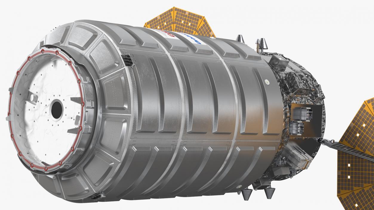 3D model ISS Module Cygnus Enhanced Configuration