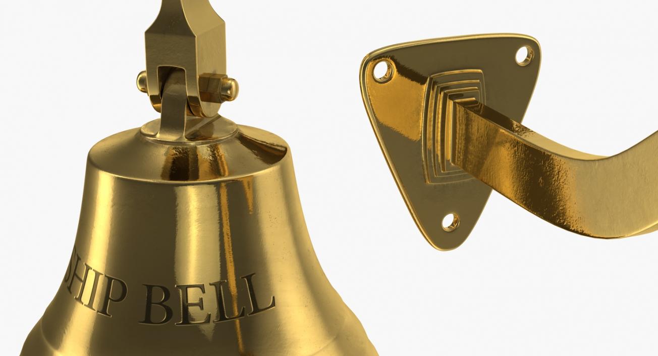 3D Bronze Ship Bell