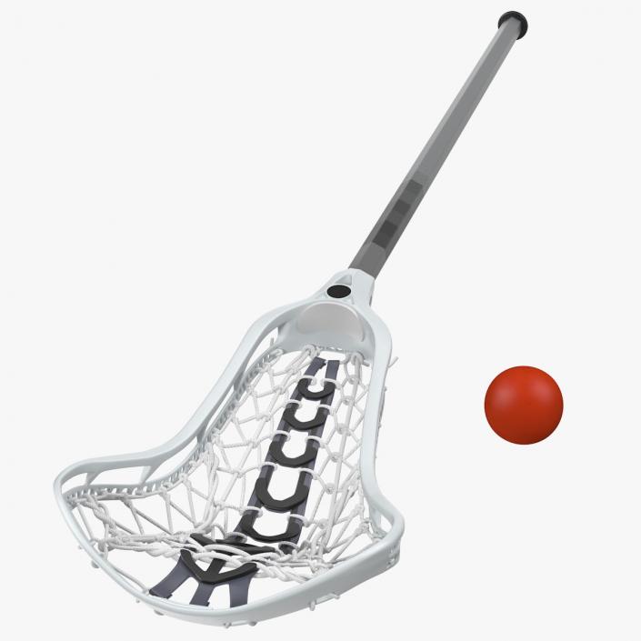 Lacrosse Stick Generic with Ball 3D