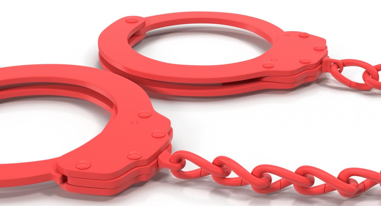 3D Combined Slave Handcuffs and Leg Irons model
