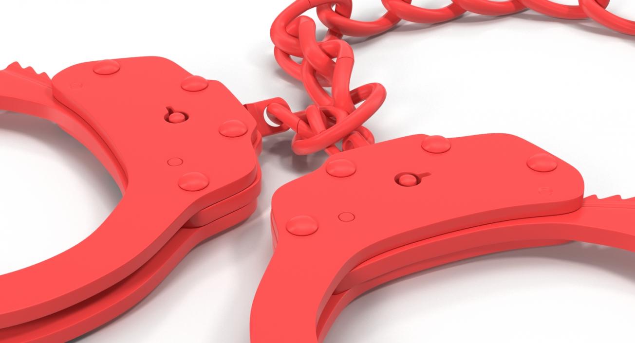 3D Combined Slave Handcuffs and Leg Irons model