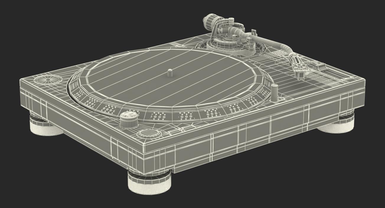 3D model Professional DJ Turntable