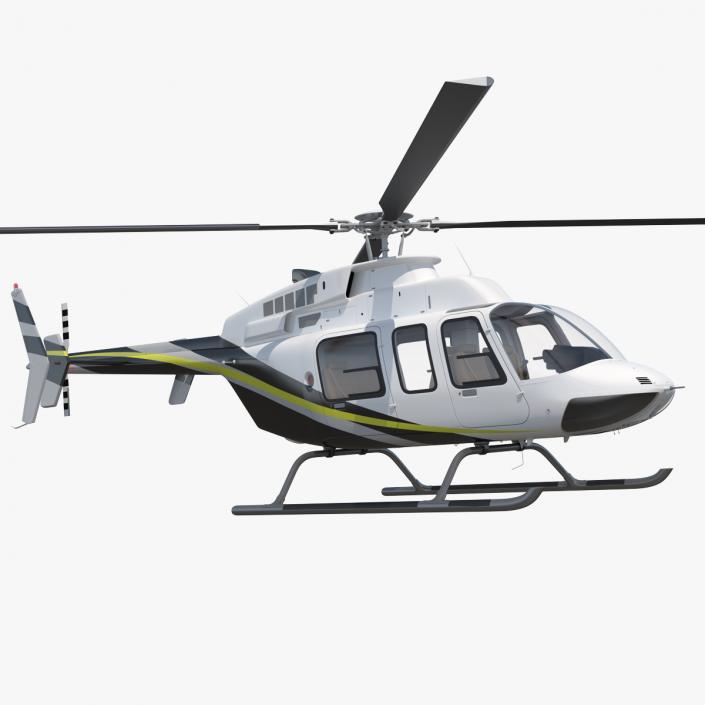 Civilian Passenger Helicopter Generic 3D
