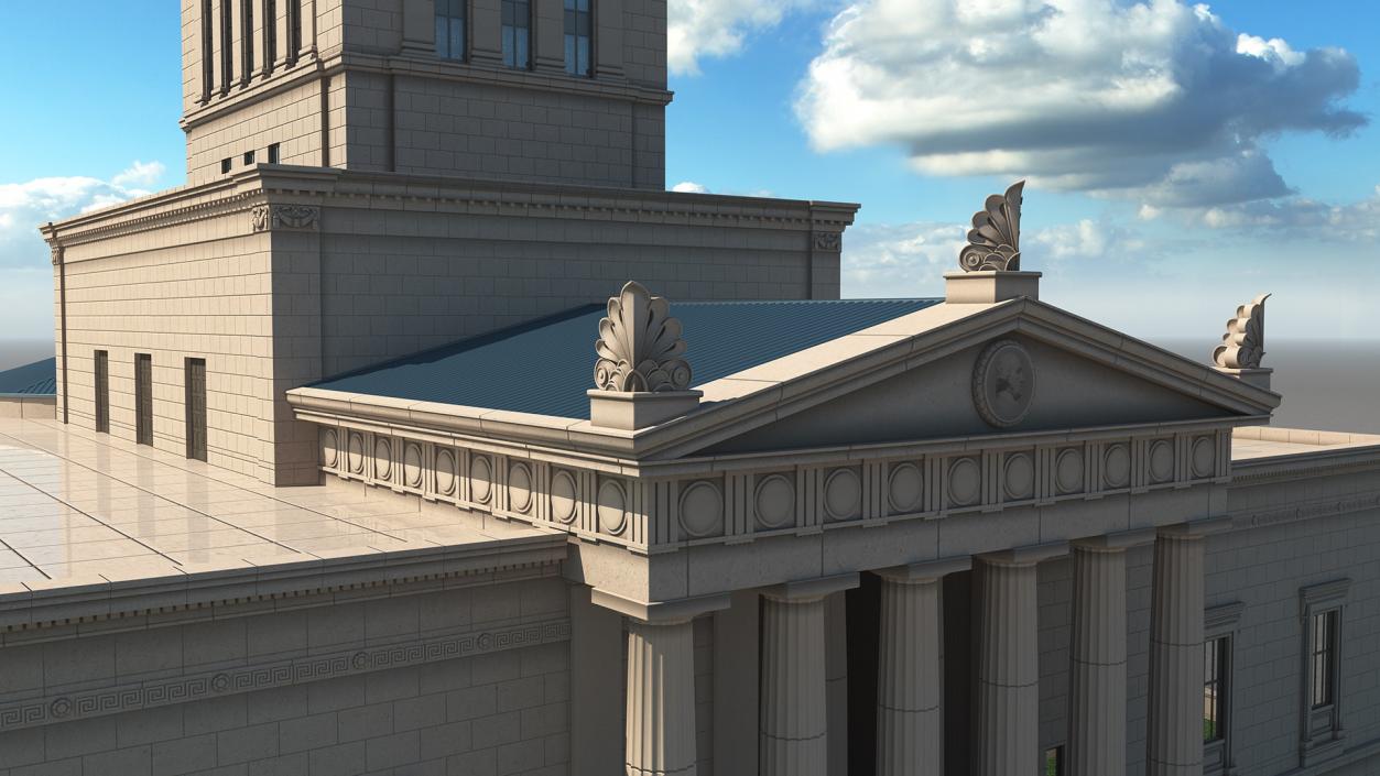 3D George Washington Masonic National Memorial model