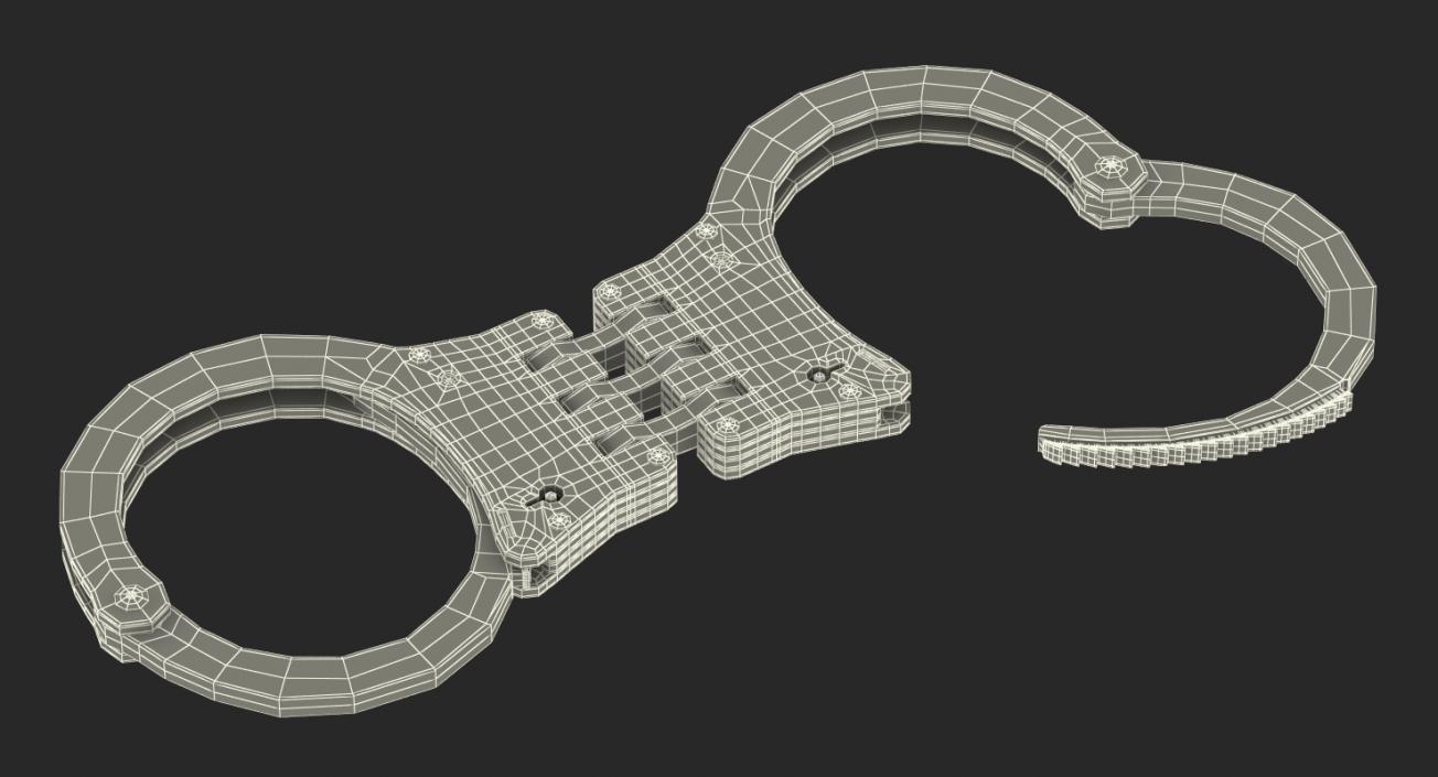 3D Hinged Handcuffs
