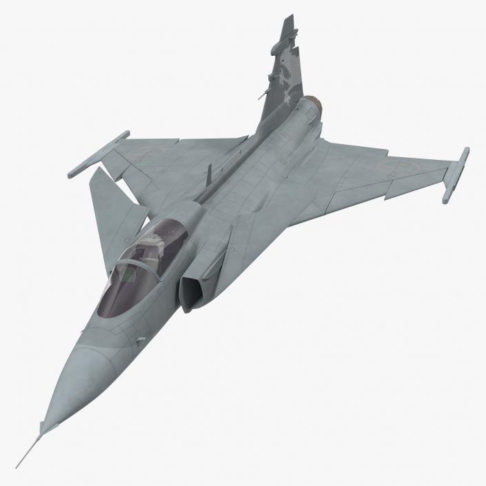 3D model Saab JAS 39 Gripen Rigged