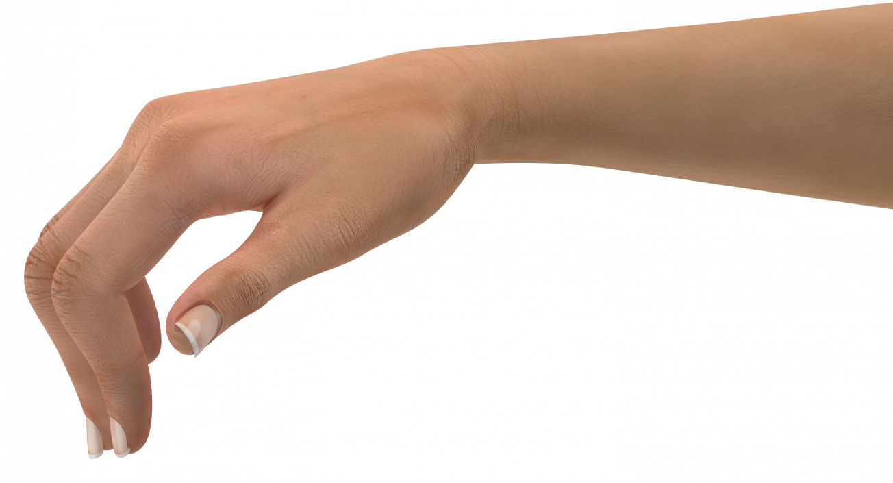 Australian Female Hand Rigged 3D model