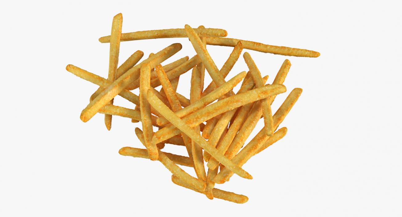 3D model Pile Of French Fries