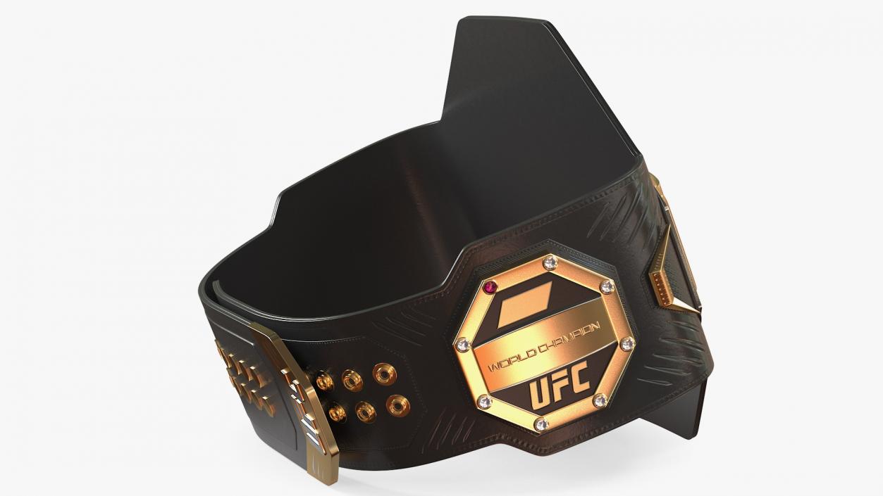 3D UFC Legacy Championship Belt model