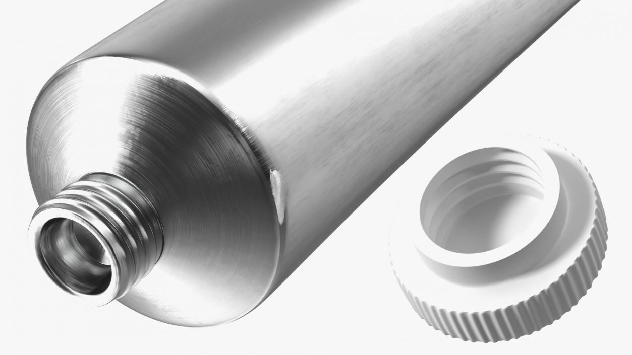 Collapsible Metal Tube 3D