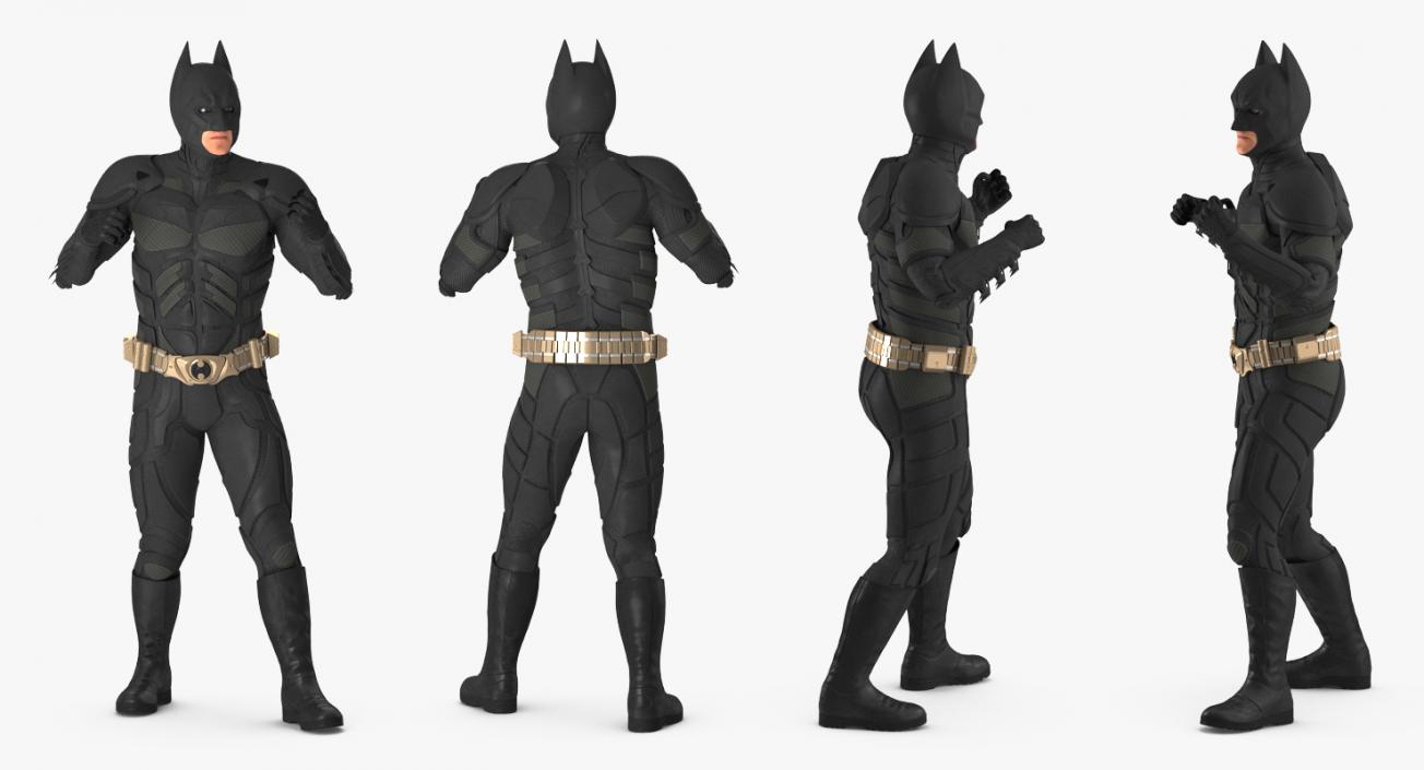 3D model Batman Fighting Pose