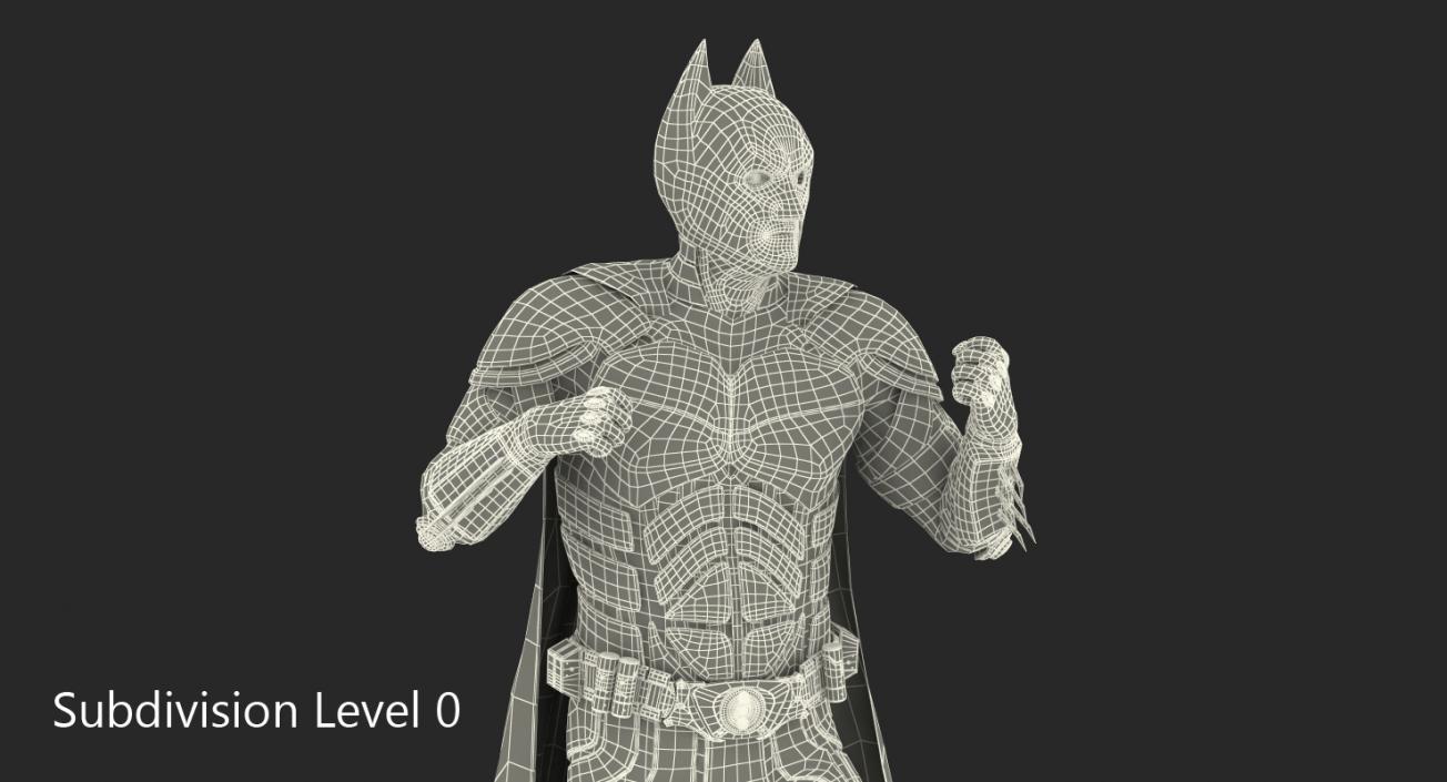 3D model Batman Fighting Pose