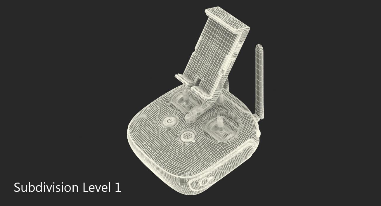 3D model DJI INspire 1 Black Edition Remote Controller