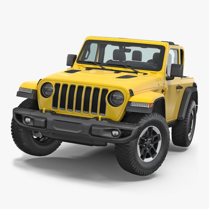 Jeep Wrangler Rubicon 4X4 Rigged 3D