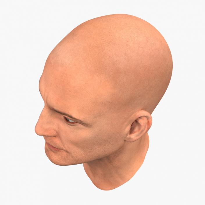 3D Male Head 6