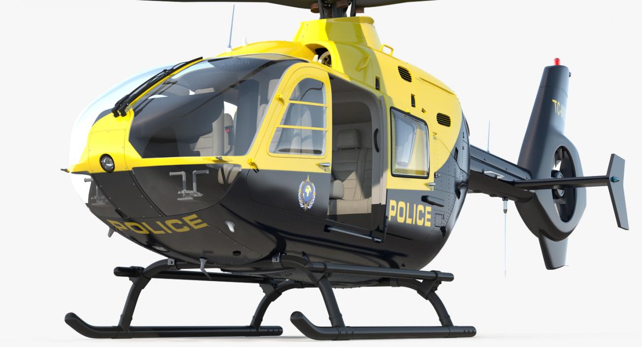 Police Eurocopter EC-135 3D model