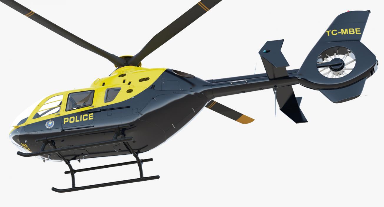 Police Eurocopter EC-135 3D model