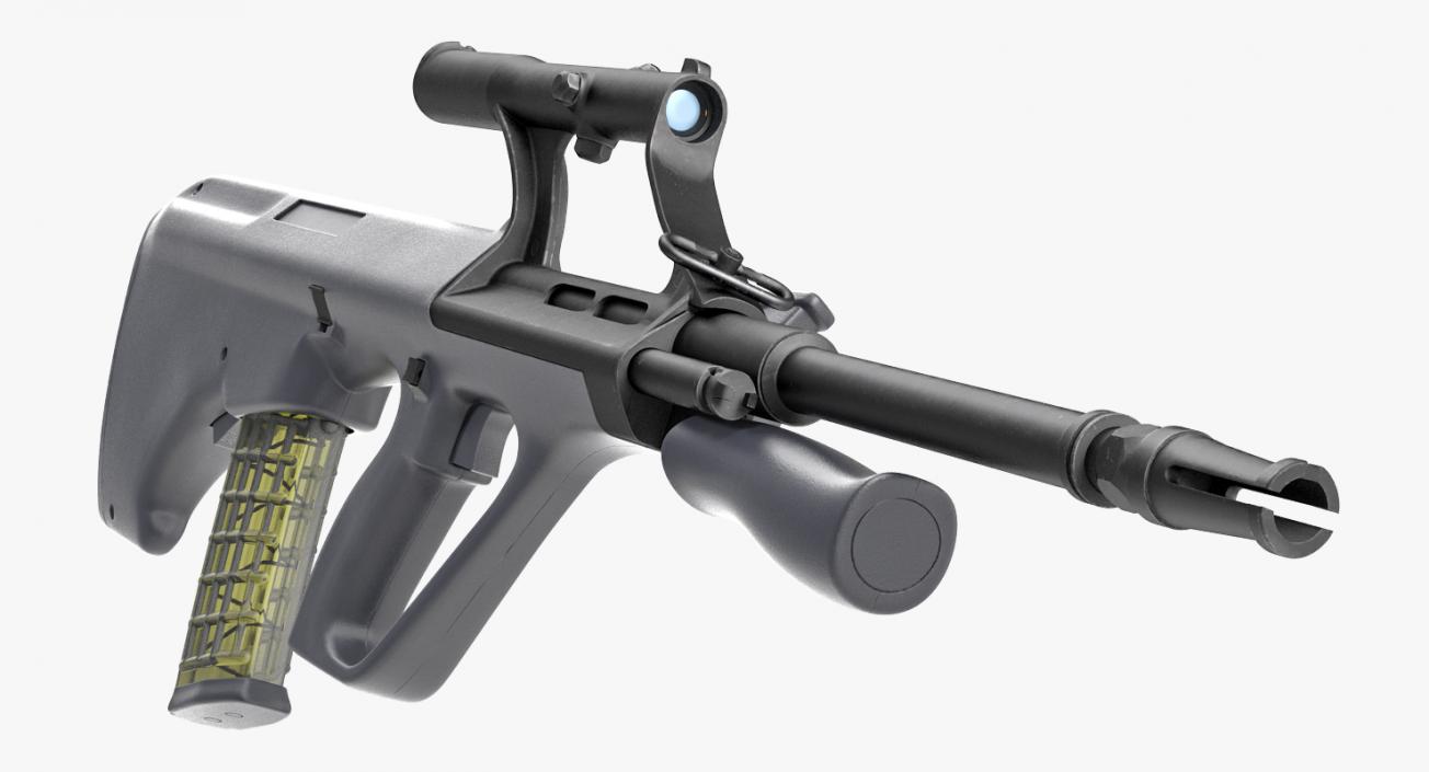 3D AUG Rifles Collection 3 model