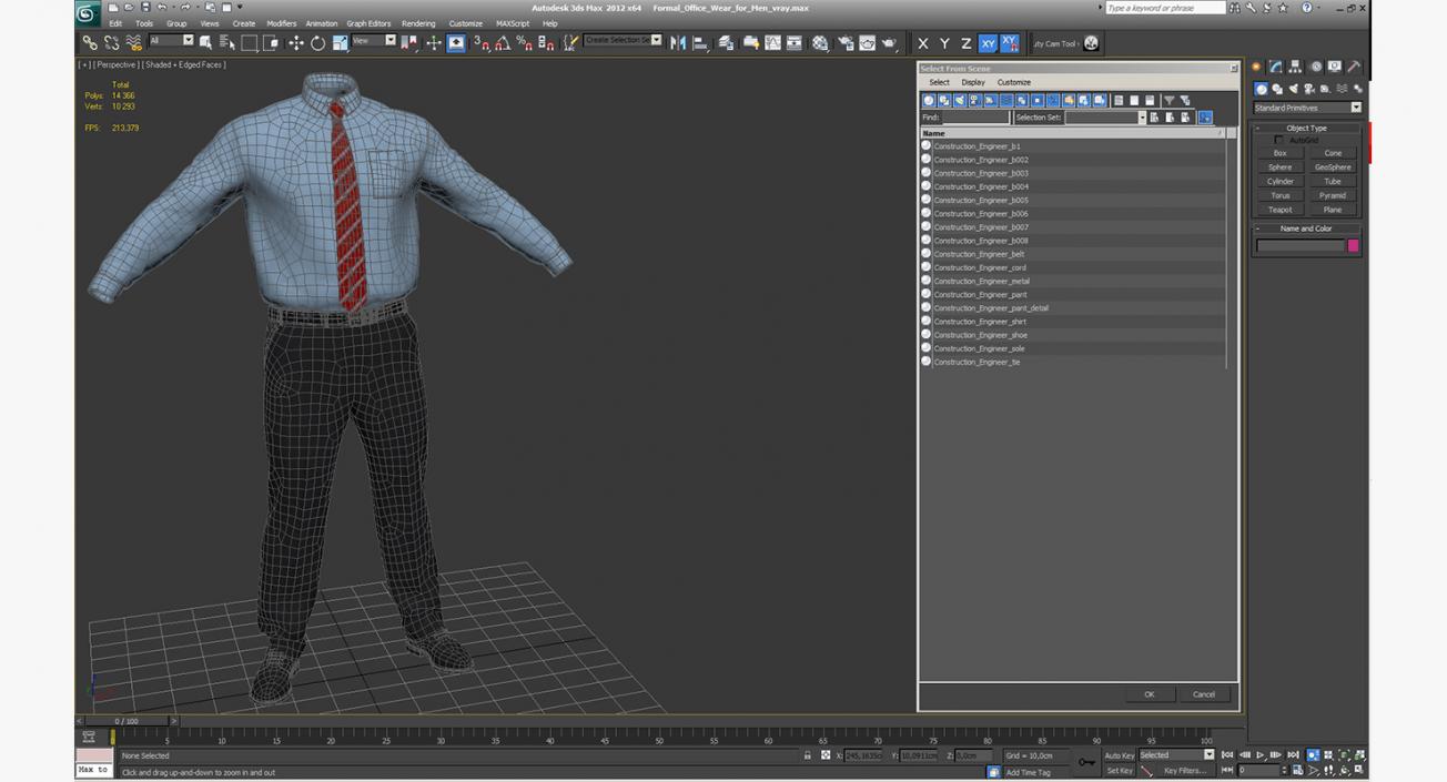 3D Formal Office Wear for Men