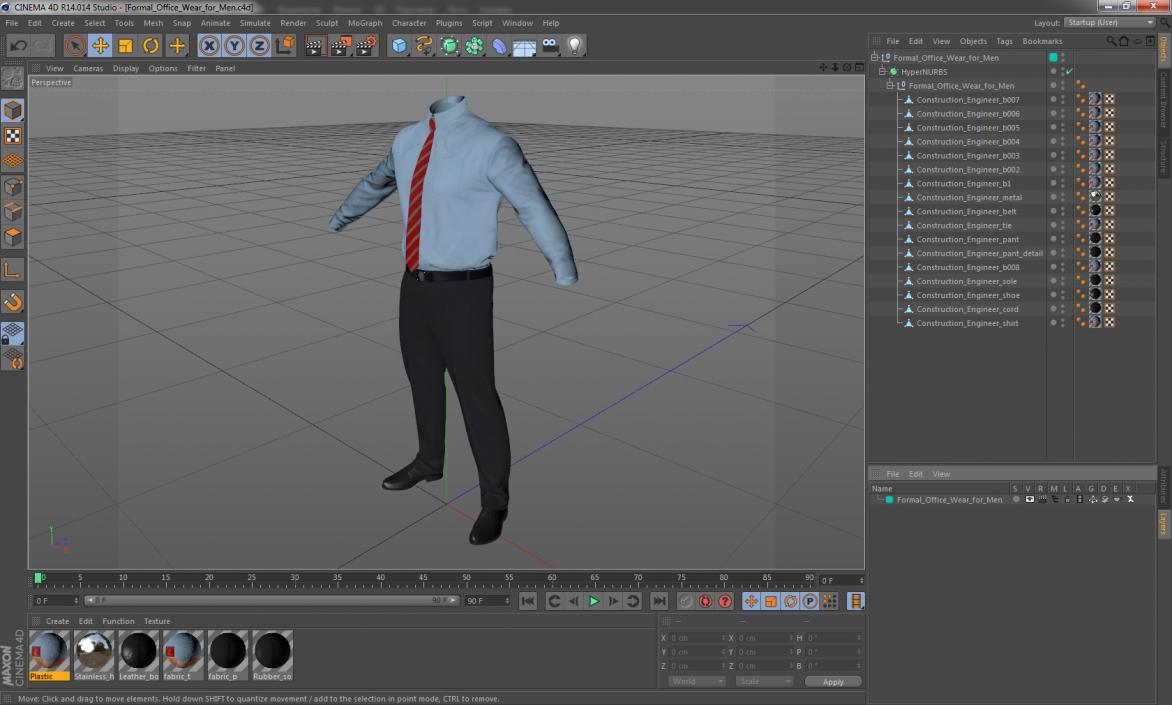 3D Formal Office Wear for Men