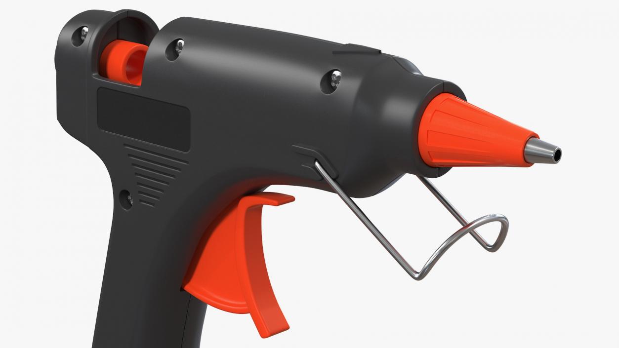 Mini Hot Melt Glue Gun Folded 3D model