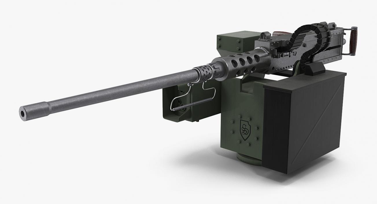 3D Browning  M2 50 Caliber model