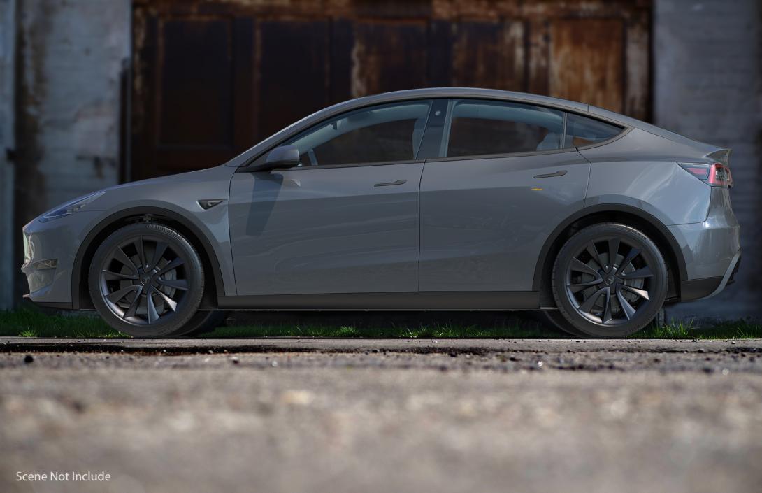 3D model Tesla Model Y Silver